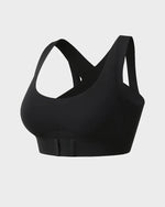 Cross Back Front Closure Wireless Posture Support Bra