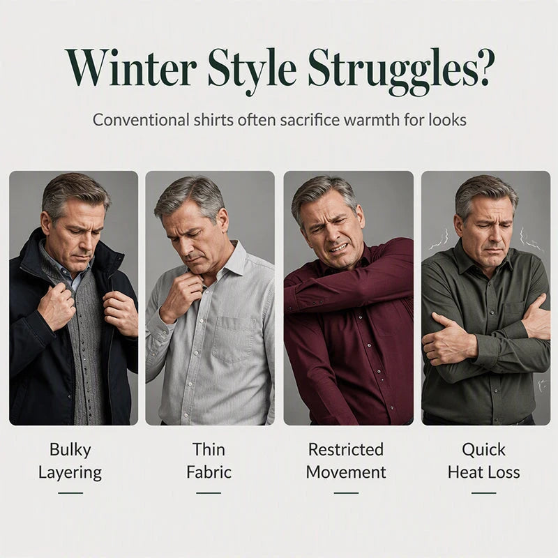 Men's False Two-Piece Long Sleeve Top