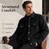 Men's Faux Suede Checkerboard Jacket