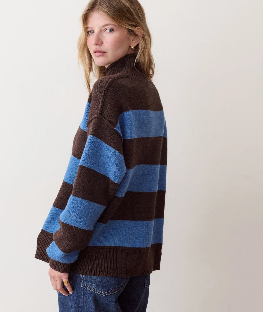 Women's Loose & Stylish Funnel Neck Sweater