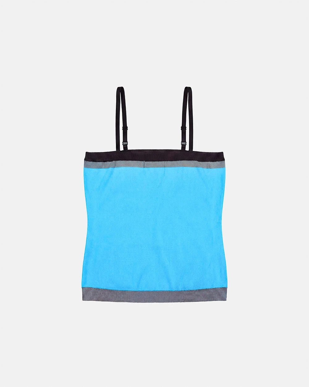 Blue Knit Tank Top