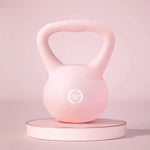 Soft Rubber Kettlebells with Handles for Strength Training - 10LB, 15LB, 20LB