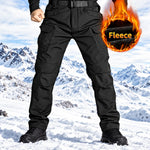 HOMUG Men's Windproof & Warm Tactical Cargo Pants for Outdoors