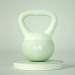 Soft Rubber Kettlebells with Handles for Strength Training - 10LB, 15LB, 20LB