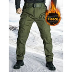 HOMUG Men's Windproof & Warm Tactical Cargo Pants for Outdoors