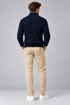 Polo Ralph Lauren Pull camionneur torsadé en coton Homme – Bleu marine