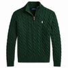 Polo Ralph Lauren Pull camionneur torsadé en coton Homme – Bleu marine