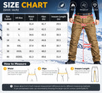 HOMUG Men's Windproof & Warm Tactical Cargo Pants for Outdoors